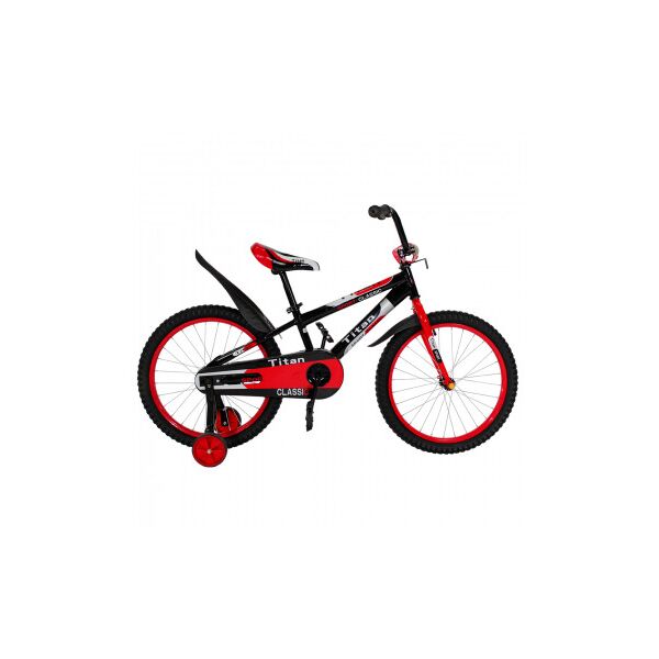 

Велосипед 20 "Titan BMX ECO Рама Универсальная" Черно-красный с серым ES 1614