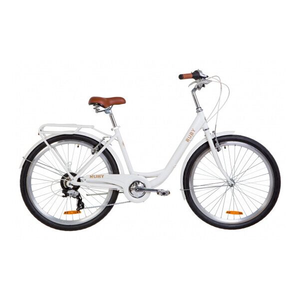 

Велосипед 26 " Dorozhnik Ruby 2019 Рама x17" Белый ES 1636