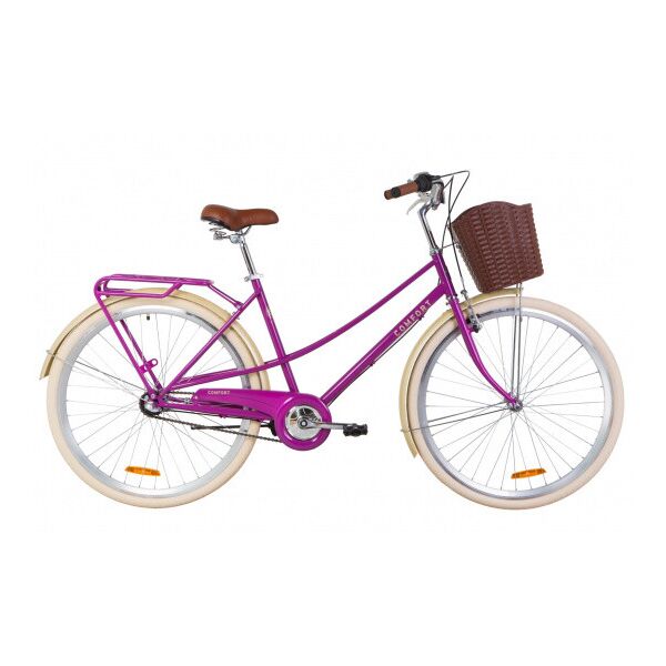 

Велосипед 28 "Dorozhnik Comfort Female PH 2019 Рама x19" Малиновый ES 1660