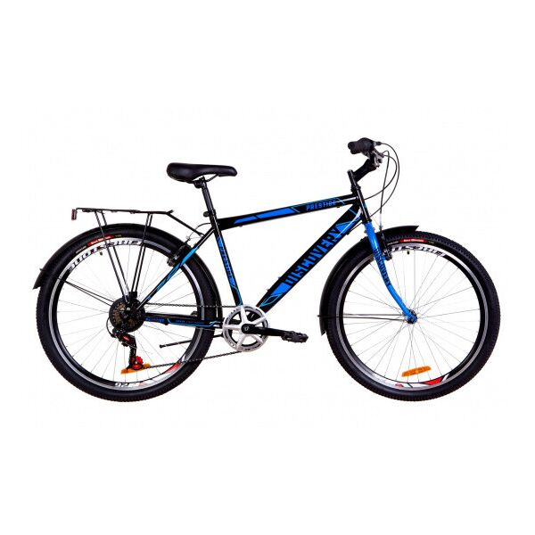 

Велосипед 26 "Discovery Prestige Man 2019 Рама x18" Сине-черный ES 1670