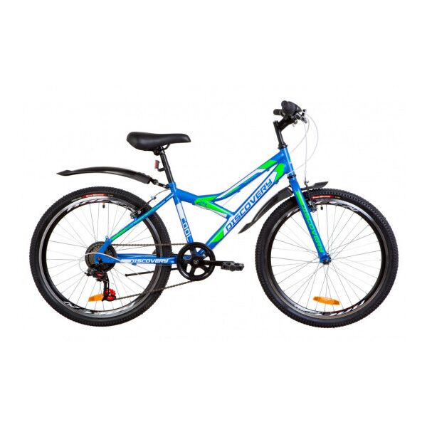 

Велосипед 24 "Discovery Cool 2019 Рама x14" Сине-белый с зеленым ES 1677