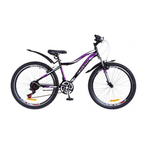 

Велосипед 26 "DISCOVERY KELLY 2018 Рама x16" Черно-белый с фиолетовый ES 1699
