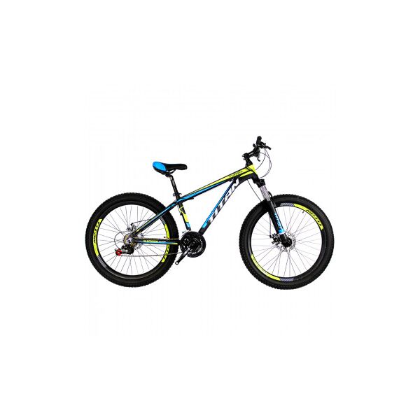 

Велосипед 26 "Titan Trail 2018 Рама x15" Черно-желтый с голубым ES 1718