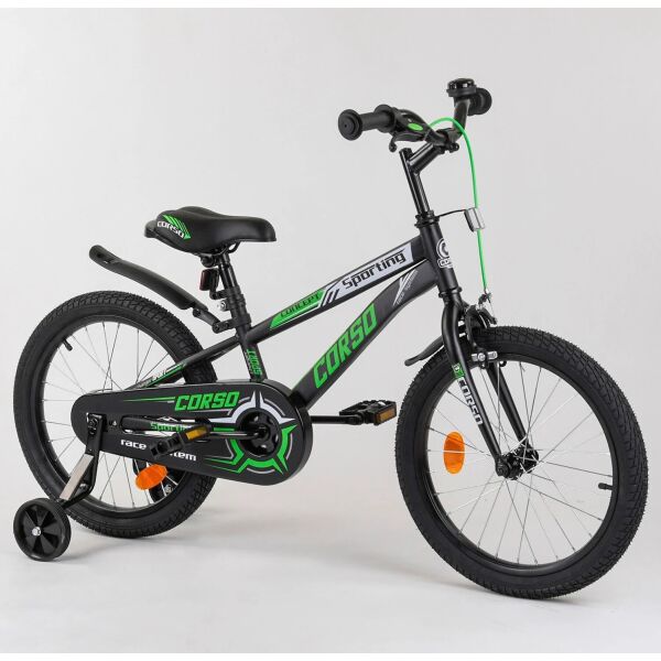 

Велосипед Corso 18 Sporting R-18153 Black / Green (R-18153)