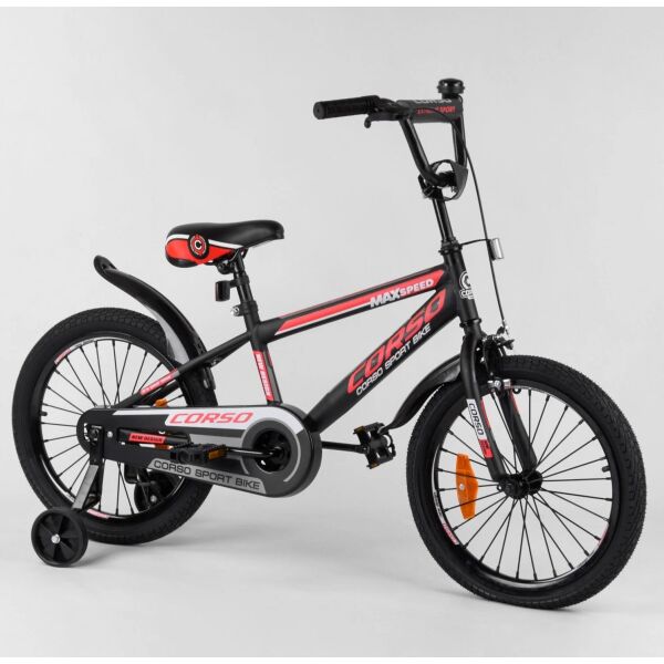 

Велосипед Corso 18 New Design ST-18702 Black / Red (ST-18702)