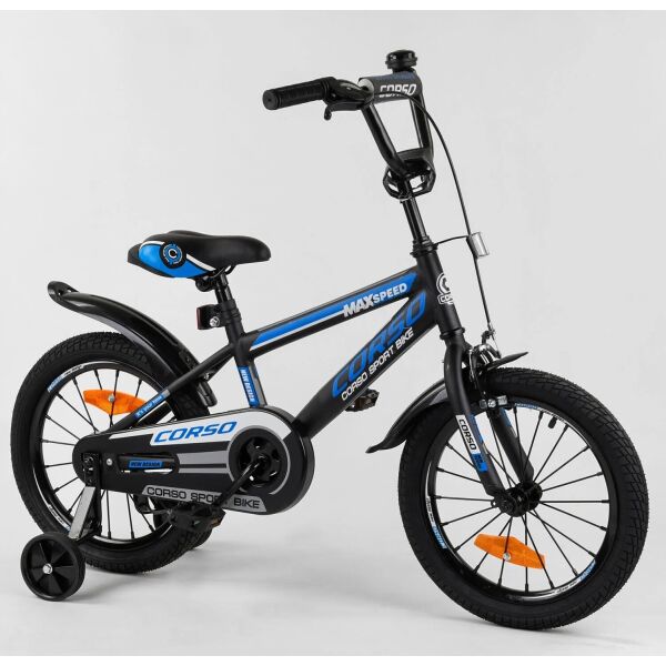 

Велосипед Corso 16 Max Speed New Design ST-16120 Black / Blue (ST-16120)