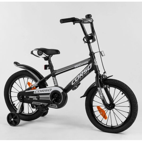 

Велосипед Corso 16 Max Speed New Design ST-16744 Black / White (ST-16744)