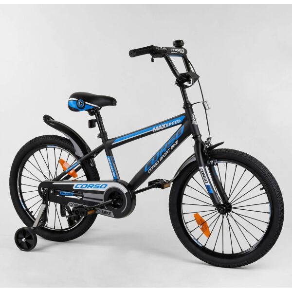 

Велосипед Corso 20 Max Speed New Design ST-20254 Black / Blue (ST-20254)