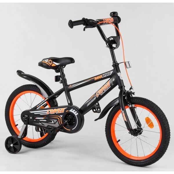 

Велосипед Corso 16 EX-16 N 5667 Black / Orange (EX-16 N 5667)