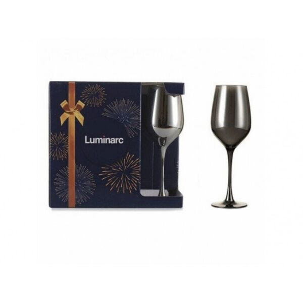 

Набор фужеров 270 мл для вина 6 шт LUMINARC CELESTE SHINY GRAPHITE P1565