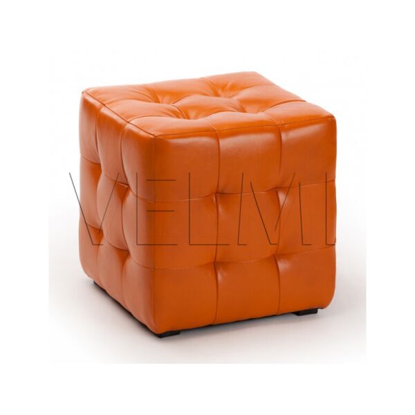 

Пуф Нико кожзаменитель Rainbow Orange (Velmi TM)