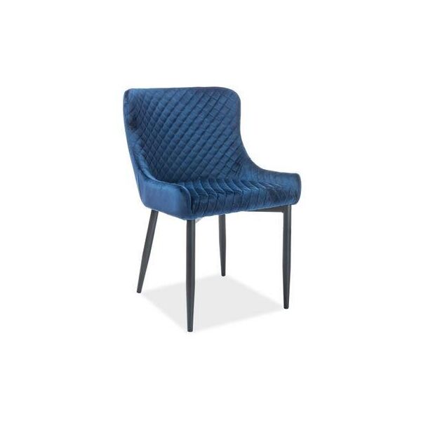 

Стул Colin B Velvet каркас Черный матовый, ткань Bluvel 14 (Signal ТМ) Bluvel 86
