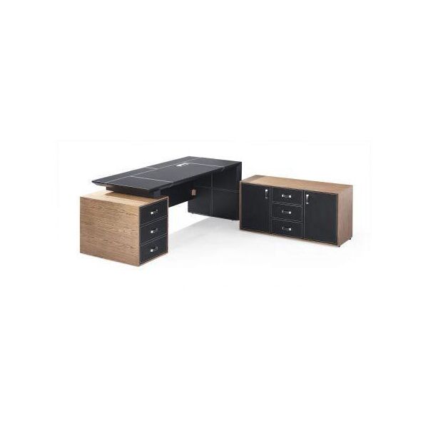 

Стол руководителя Blair 180*85*75 Black (AMF-ТМ)