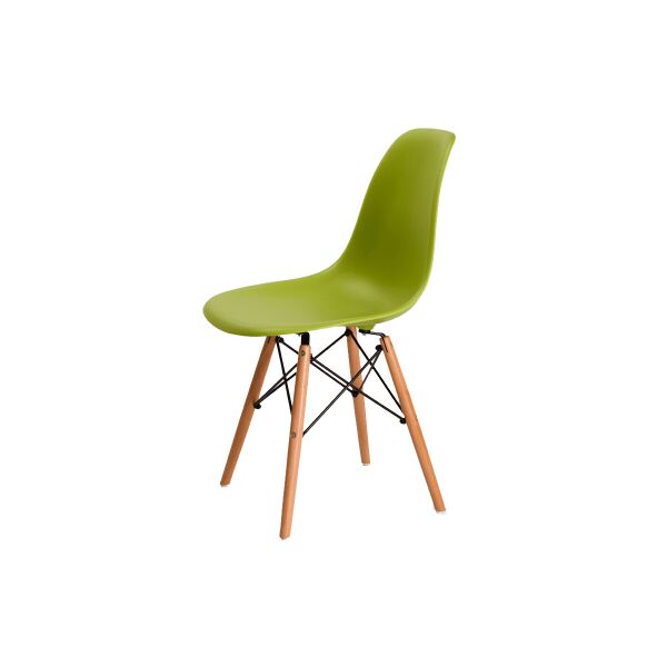 

Стул обеденный Eames DSW (ножки деревянные) Зеленый (CoolArt-TM)