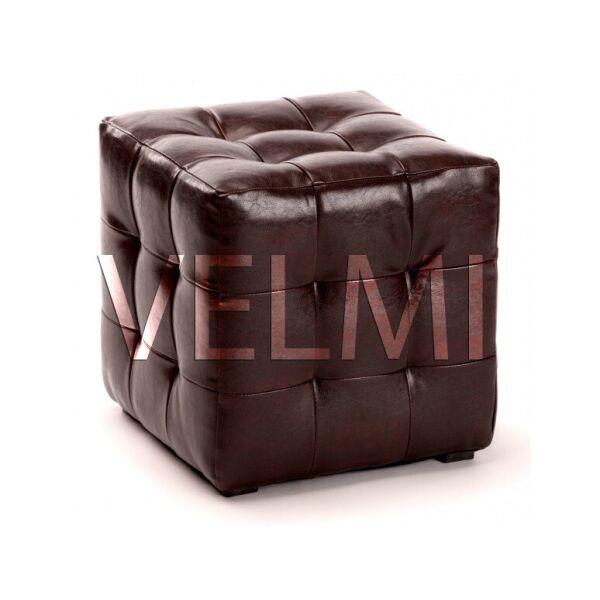 

Пуф Нико кожзаменитель Rainbow Brown (Velmi TM)