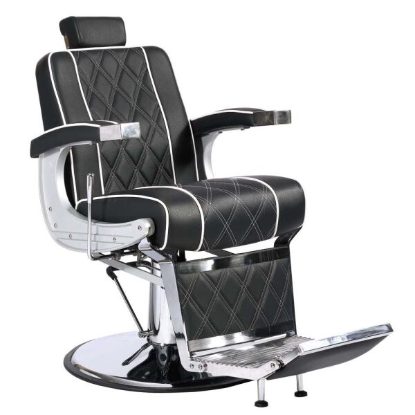 

Кресло парикмахерское для barbershop Valencia lux / Валенсия Люкс Черное (Krasa Prof TM)