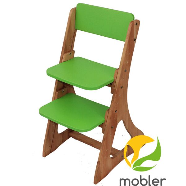 

Стул Детский растущий c500-1 зеленый (Mobler TM)