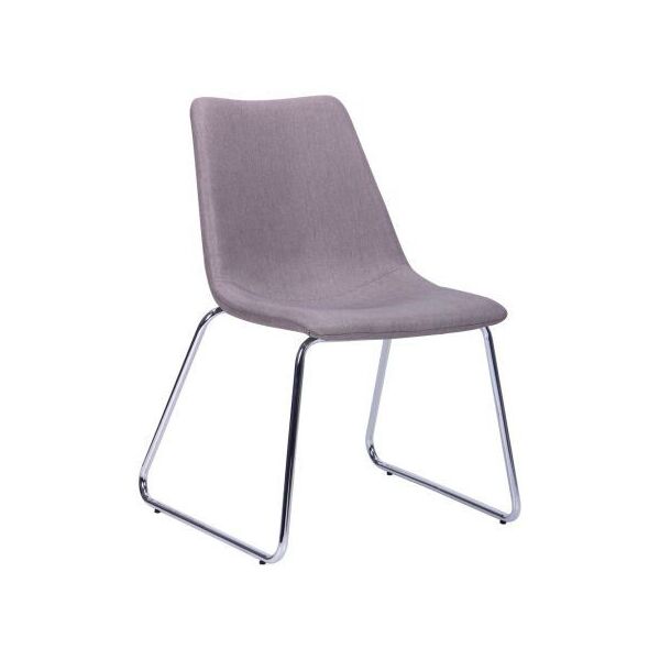 

Стул обеденный Наварра ножки хром ткань Капучино (AMF-ТМ)