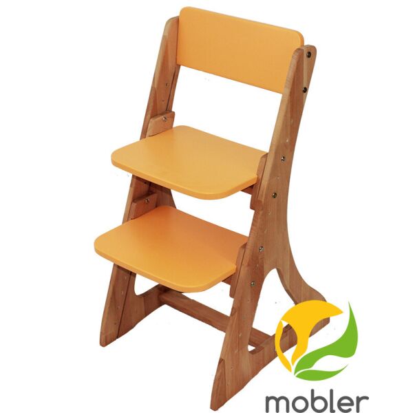 

Стул Детский растущий стул c500-1 оранжевый (Mobler TM)