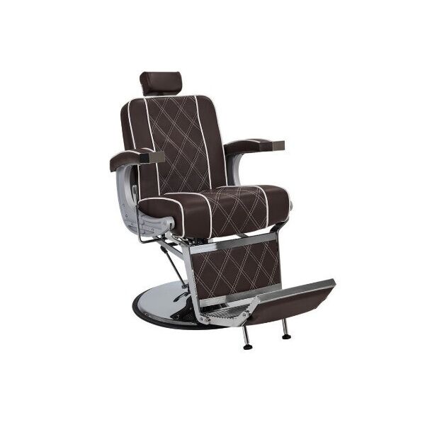 

Кресло парикмахерское для barbershop Valencia lux / Валенсия Люкс Коричневое (Krasa Prof TM)