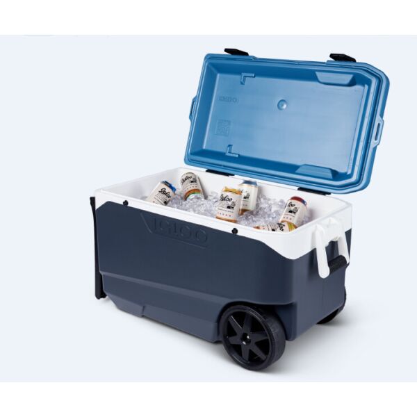 

Изотермический контейнер на колесах MaxCold Latitude 90 Roller, 80 л, Серый/Синий (Time Eco TM)
