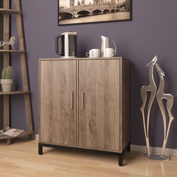 

Тумба офисная L-800 Дуб борас (Loft Design TM) дуб палена