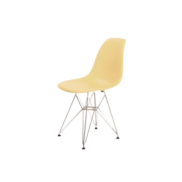 

Стул обеденный Eames DSR (ножки металлические) Светло-серый (CoolArt-TM) Кремовый