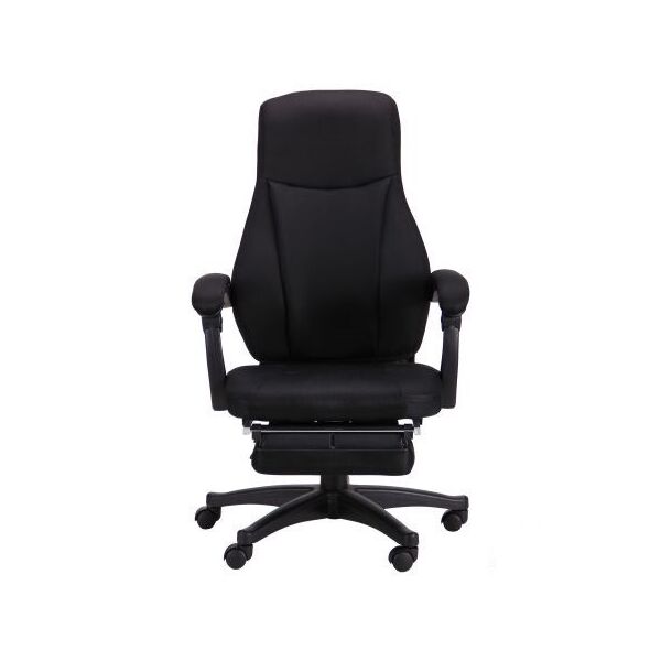 Кресло офисное Smart пластик механизм Relax ткань Черная (AMF-ТМ)