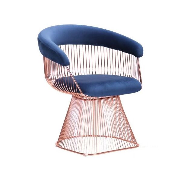 

Кресло Roller, rose gold, royal blue (AMF-ТМ)