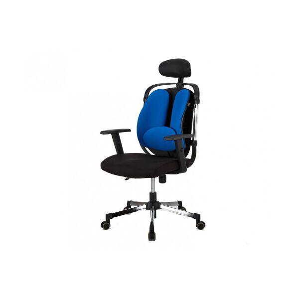 

Кресло Ergonomic black Синий ( Barsky ТМ)