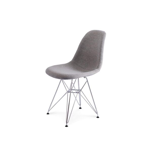 

Стул обеденный Eames DSR fabric (ножки металлические) ткань Серая (CoolArt-TM)