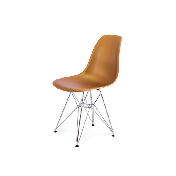 

Стул обеденный Eames DSR (ножки металлические) Светло-серый (CoolArt-TM) Золото