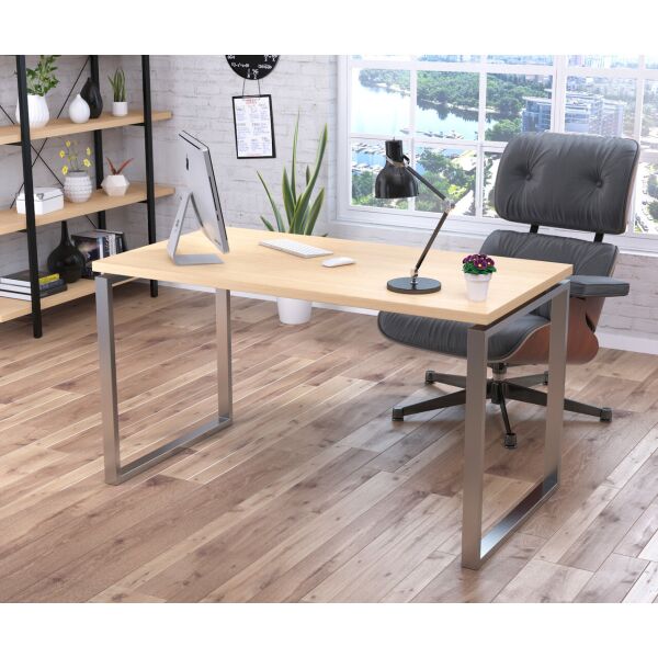 

Стол Q135-32 со сдвоенной столешницей Венге корсика (Loft Design TM) Борас