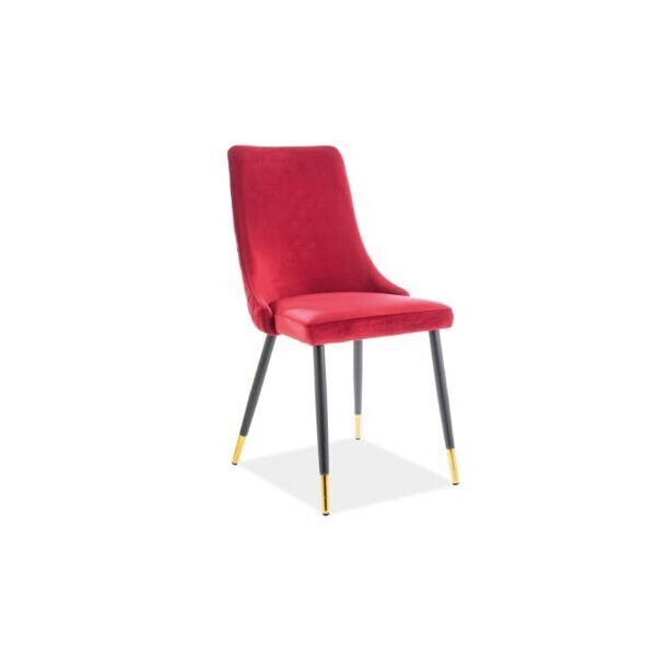 

Стул Piano Velvet Bluvel 14 (Серый) (Signal ТМ) Бордовый