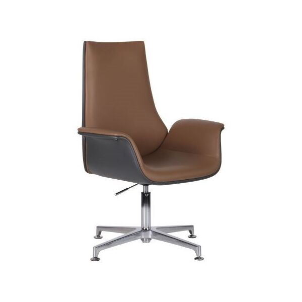 

Кресло офисное Bernard CF комбинированная кожа люкс Brown/Dark Grey (AMF-ТМ)