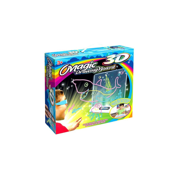 

Электронная доска для рисования SUNROZ 3D Magic Drowing Board Морской стиль с подсветкой и 3D эффектом
