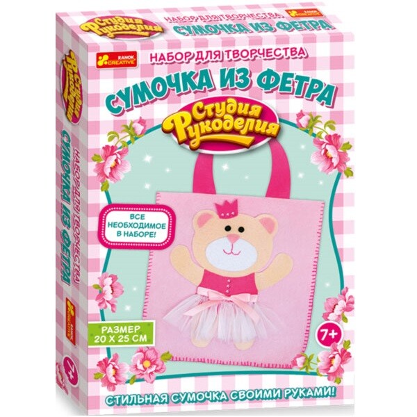 

Набор для творчества Ranok-Creative Сумочка из фетра Мишка (271836)