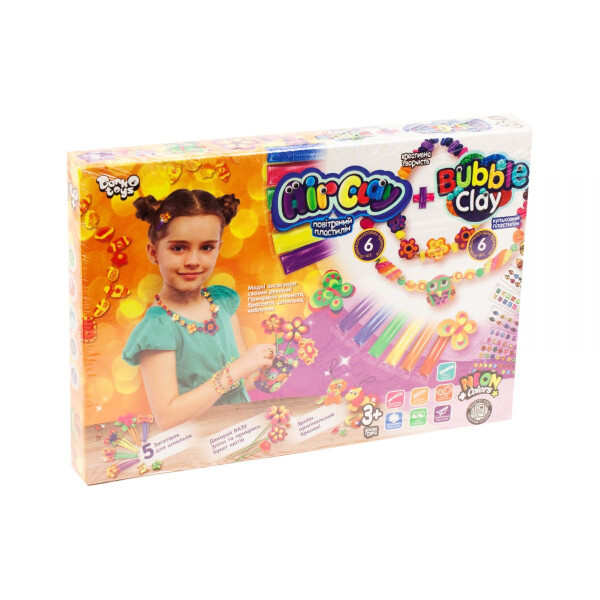 

Набор креативного творчества Dankotoys Air clay + Bubble Clay ARBB-01-01U укр (51939)