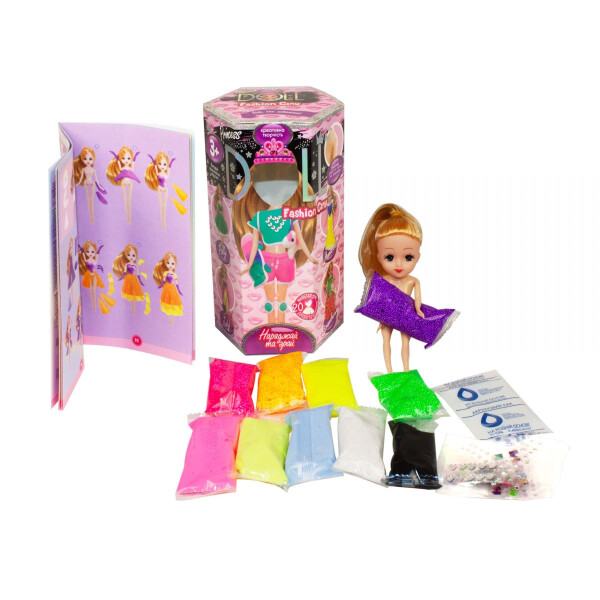 

Набор креативного творчества Dankotoys Princess Doll маленькая CLPD-02-02U укр (51944)
