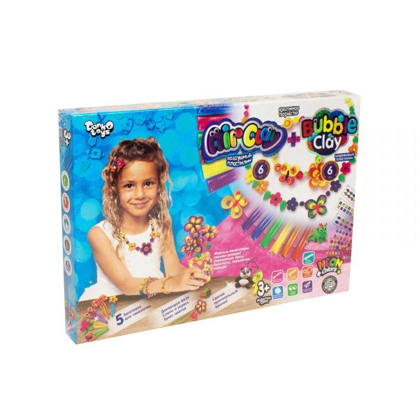 

Набор креативного творчества DankotoysAir clay + Bubble Clay ARBB-01-01 рус (51937)