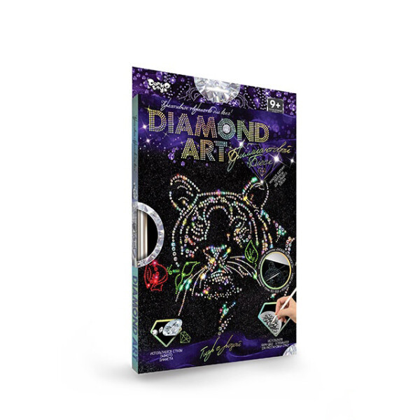 

Набор для креативного творчества Danko Toys DIAMOND ART Тигр DAR-01-09