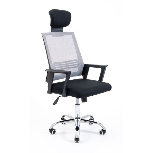 

Кресло Стик Хром спинка Сетка Черная (Richman ТМ) Серый