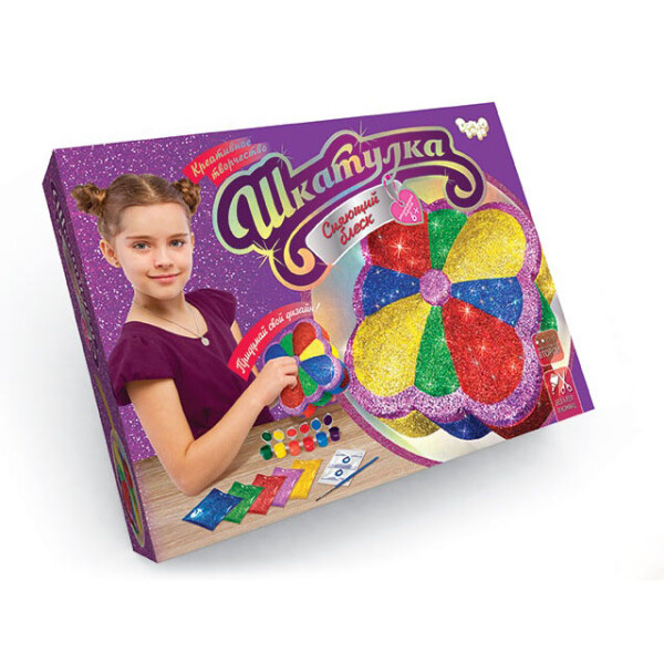 

Набор для творчества Dankotoys Сияющий блеск Шкатулка SHR-01-05 (33230)