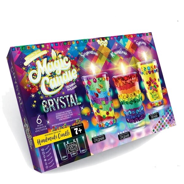 

Парафиновые свечи Danko Toys с кристаллами Magic Candle Crystal (7320DT )
