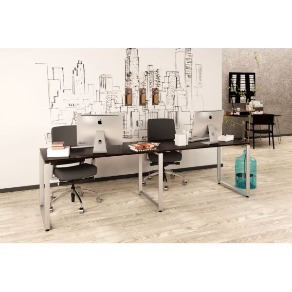 

Стол Q-135*2 без царги Дуб борас (Loft Design TM) ДСП, стол, Венге корсика