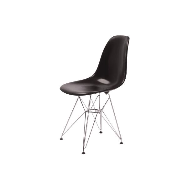 

Стул обеденный Eames DSR (ножки металлические) Светло-серый (CoolArt-TM) Черный