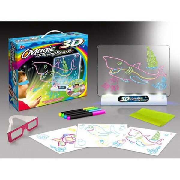 

Электронная доска для рисования с 3D эффектом Magic 3D Drawing Board (hub_lHwS12171)
