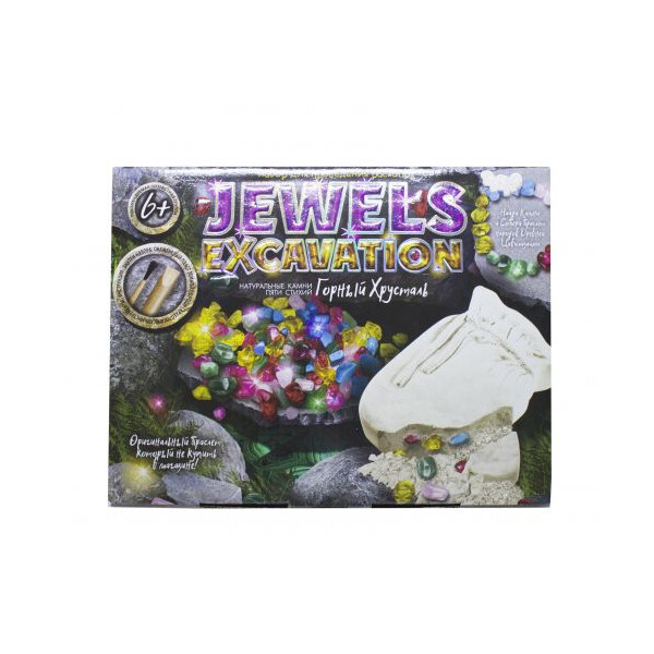 

Набор для проведения раскопок Dankotoys JEWELS EXCAVATION Натуральные камни (TOY-37388)