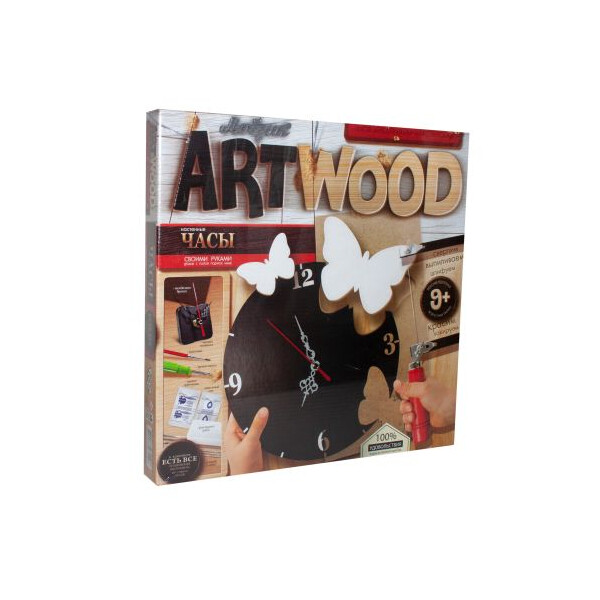 

Набор для выпиливания ARTWOOD Dankotoys Часы своими руками (TOY-55914)