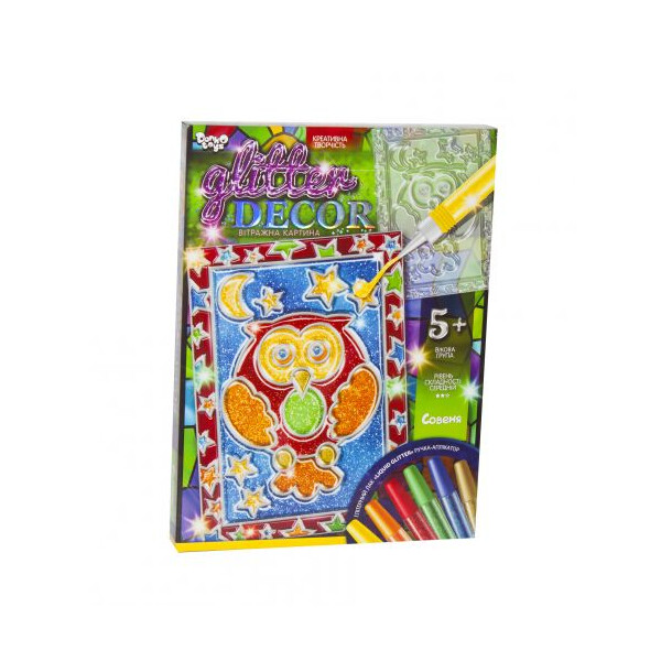 

Набор для креативного творчества Toysi Glitter Decor Сова (TOY-47755)